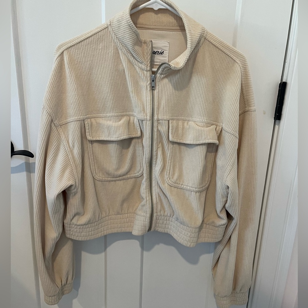 AERIE ribbed jacket